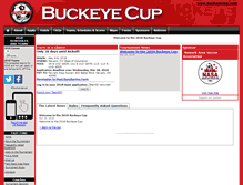 Tablet Screenshot of buckeyecup.com